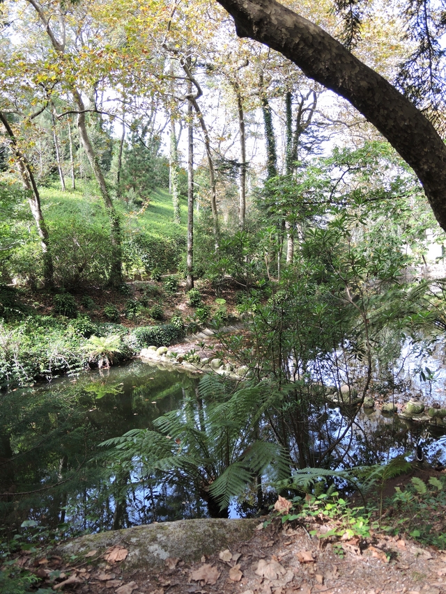 Portugal: de tuin van Palácio da Pena in Sintra