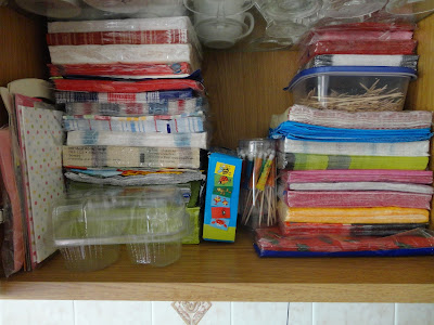 Paper Napkins in the Cupboard