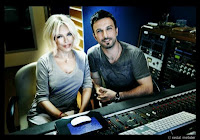 Tarkan and Ajda Pekkan in studio in 2011