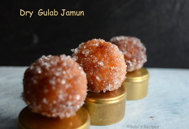 Dry Gulab Jamun | Easy Diwali Sweet