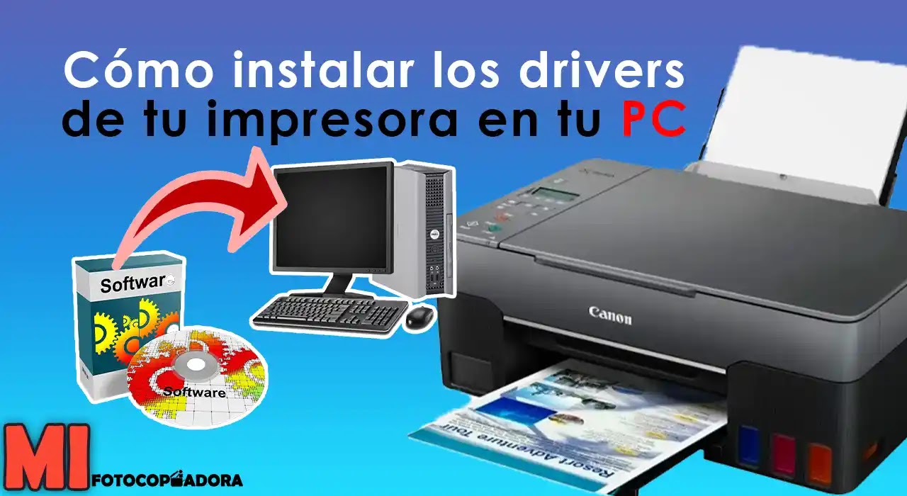 cómo instalar los drivers de una fotocopiadora