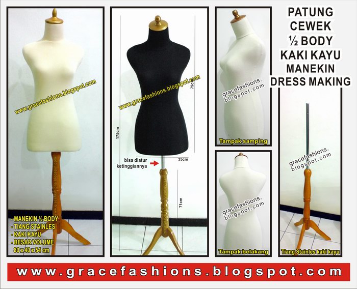 Jual Mannequin Patung  Baju  Display GRACE FASHION MANEKIN