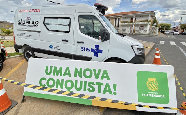 Prefeita Gi conquista mais uma ambulância, máquinas e veículos para Potirendaba