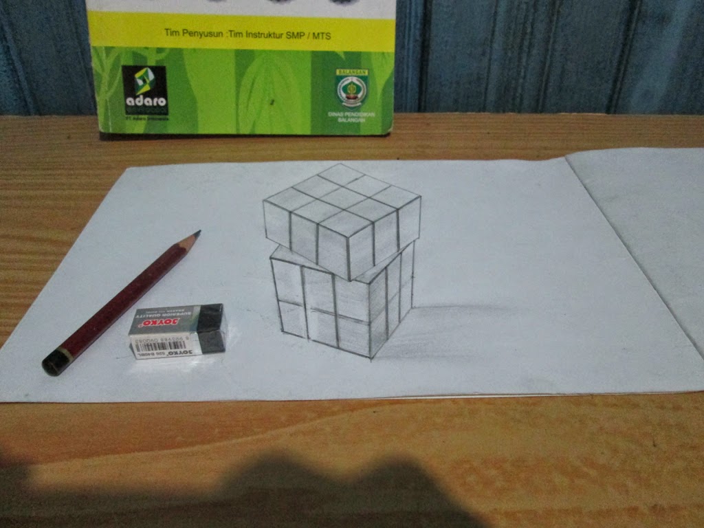 Sketsa Gambar 3 Dimensi Mudah