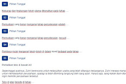 Contoh Soal Menentukan Tahap-Tahap Alur