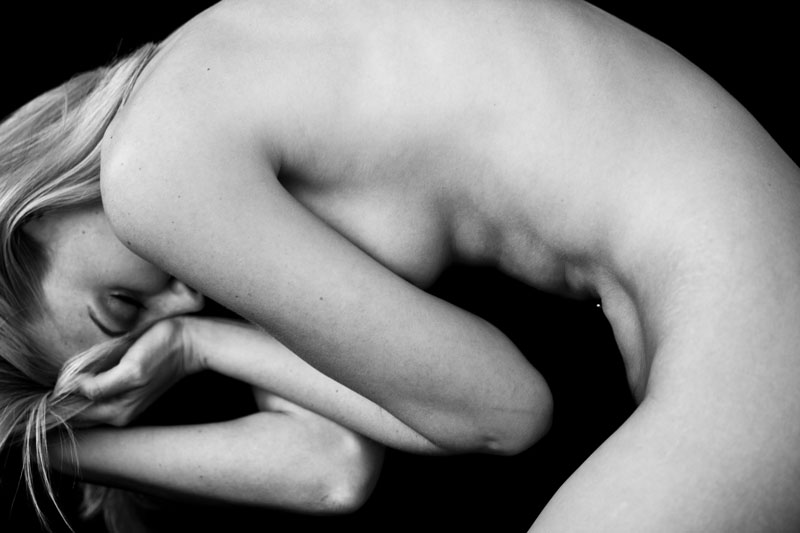 I like to work with shapes and lines when I do my fine art nude photography