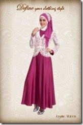 cantik dengan gaun pesta