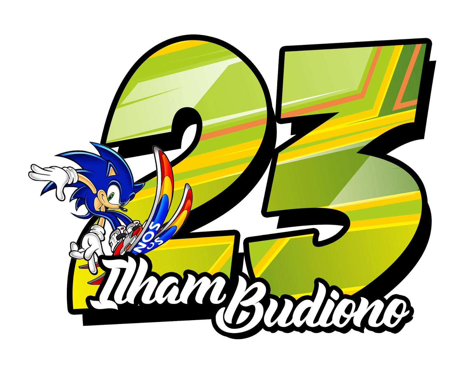  Stiker  Racing Keren  23 Ilham Budiono firedpen