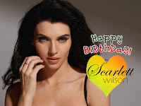 scarlett wilson, celebrate her 30th birthday on 9th may 2019 with mismatch birthday message