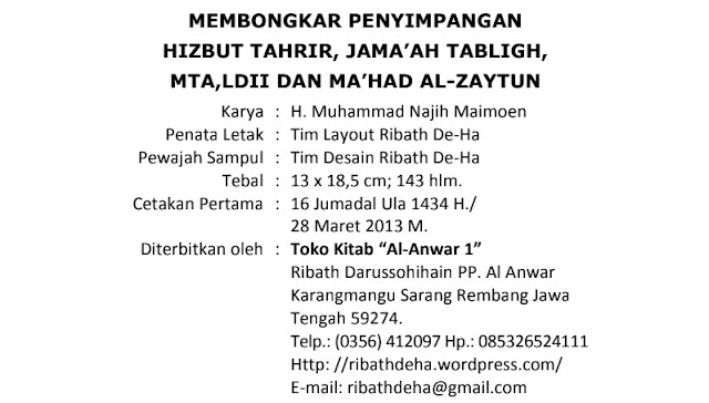 download pdf buku kesesatan jamaah tabligh dan ma'had al zaytun