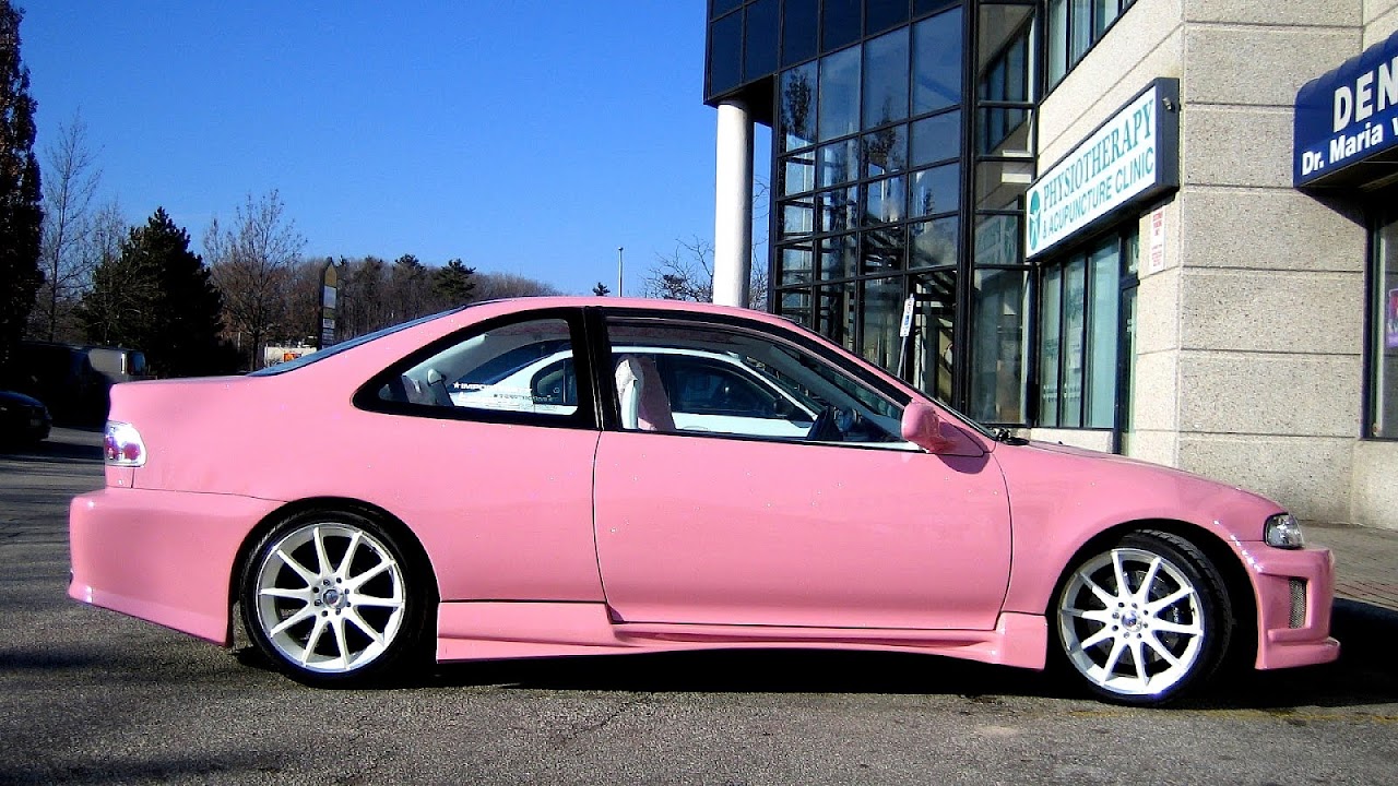 Pink Honda Civic