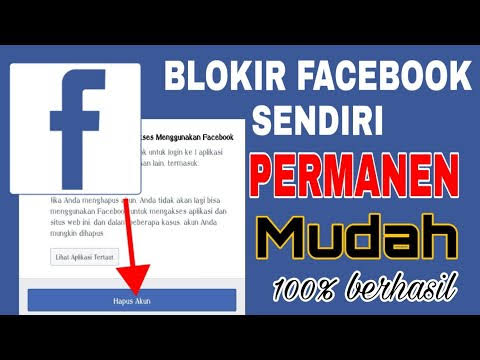 cara memblokir akun facebook sendiri secara permanen melalui pc desktop