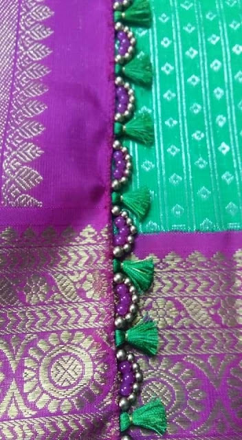 Latest Saree Tassels Designs to Beautify your Saree