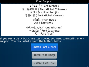 FontSupport v1.1