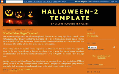 Three Column Layout from Deluxe Blogger Template