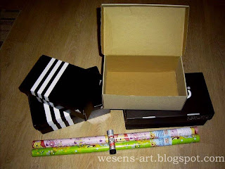 Toy boxes from shoe boxes 1    wesens-art.blogspot.com