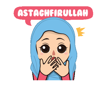 LINE Creators Stickers Daily Hijab Animated Example 