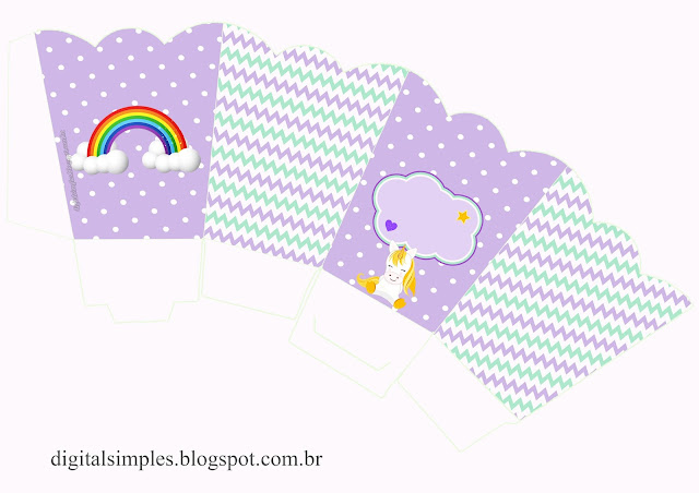 Lovely Unicorns: Free Printable Boxes. 