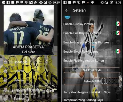 BBM MOD DEL PIERO Handal Apk Terbaru V2.11.0.16