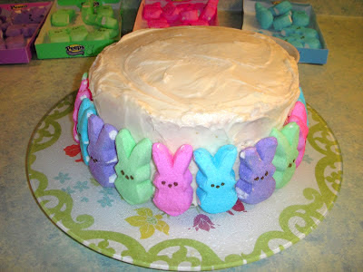 Margaret's Morsels | Marshmallow Peeps Easter Cake