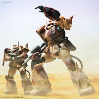 P-Bandai HG 1/144 ZAKU DESERT TYPE(DOUBLE ANTENNA TYPE) Color Guide & Paint Conversion Chart