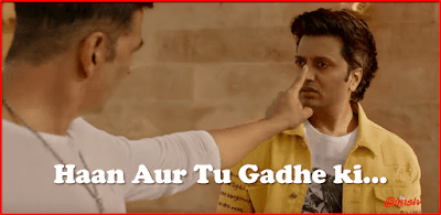 Gadhe ki dialogue