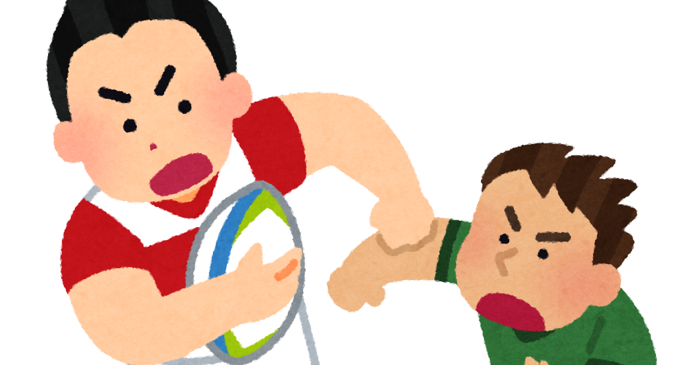 ラグビー選手のイラスト 男性 かわいいフリー素材集 いらすとや