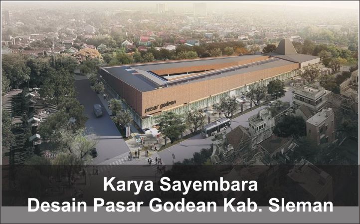 Desain Pasar induk Godean Sleman Yogyakarta
