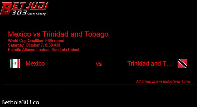 Prediksi Mexico vs Trinidad 07 Oktober 2017