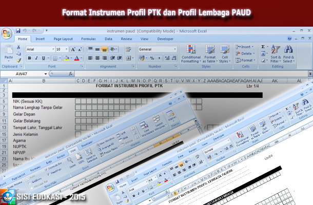 Format Instrumen Profil PTK dan Profil Lembaga PAUD  Blog 