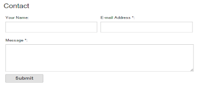 Your Contact Form Look like this. 