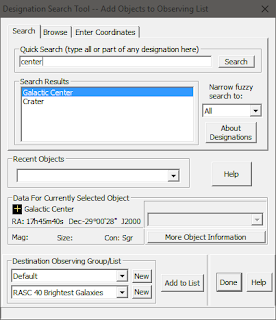 SkyTools Search dialog using a keyword