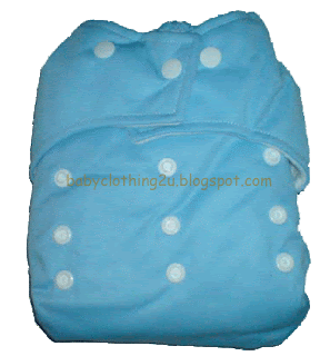 Blue Cloth Diaper