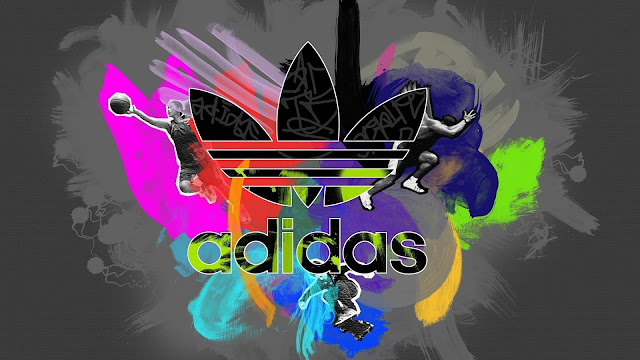 Colorful Adidas Logo HD Wallpaper