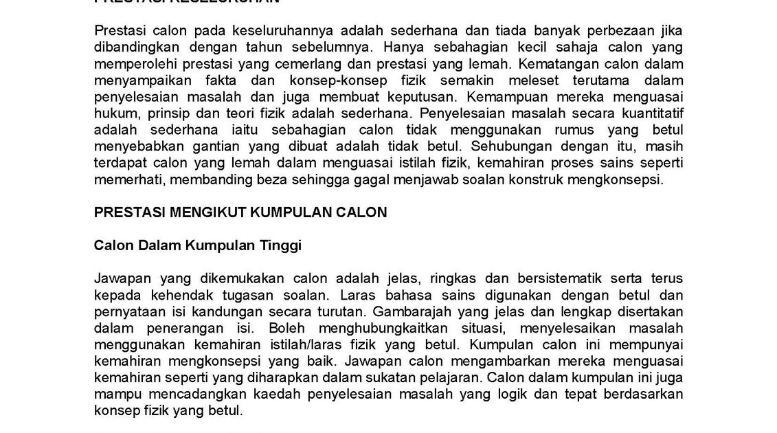 Contoh Soalan Fizik Kertas 2 Tingkatan 4 - Viral Blog j