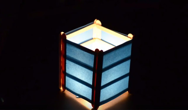 Cara Membuat Lampion Dari Stik Es Krim Membuat Itu