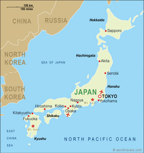 Map of JAPAN.......... the