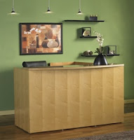 Luminary Series Reception Desk by Mayline