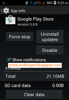 Fix Google Play Store Error 194 - 3