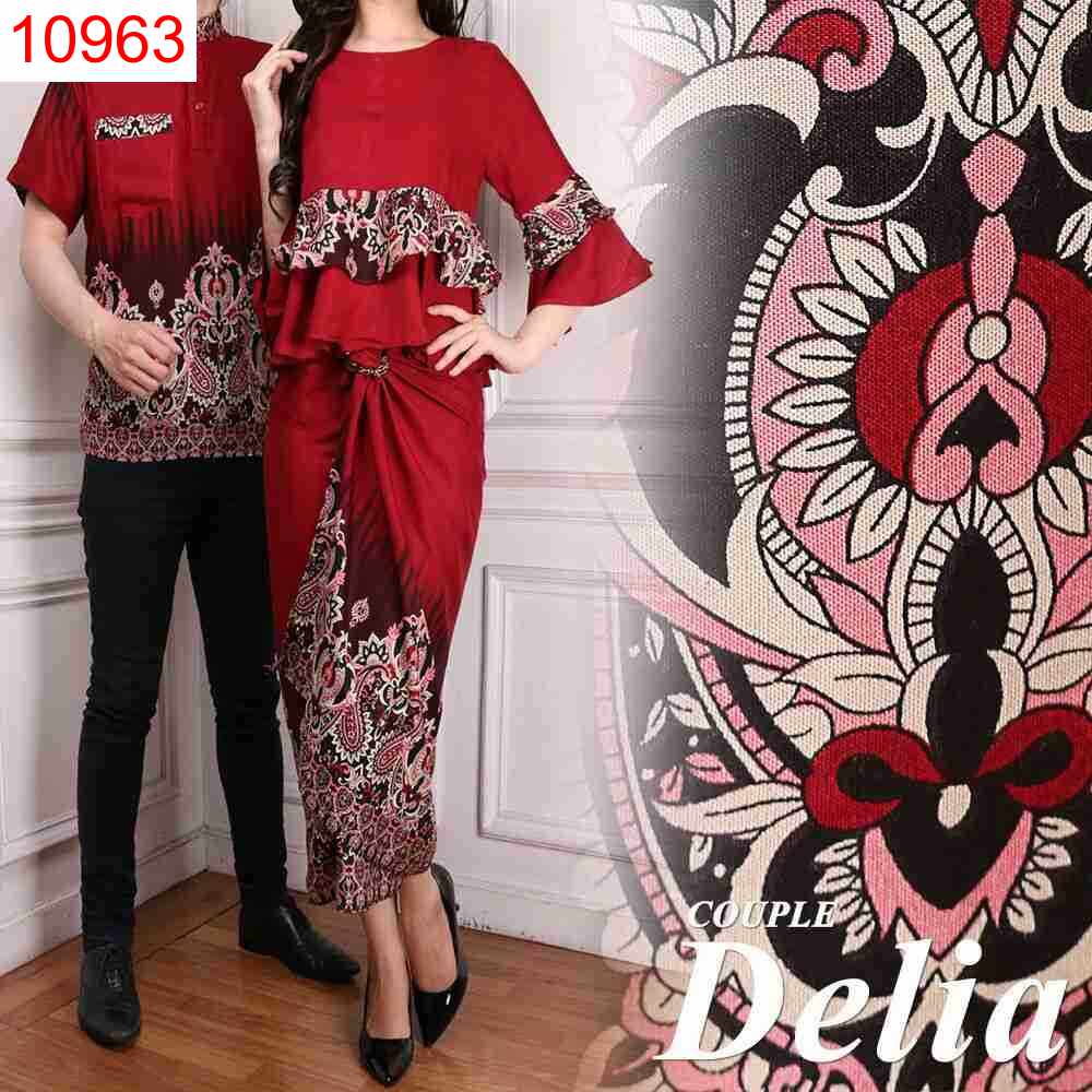 CP KY DELIANA BATIK MAROON - 10963