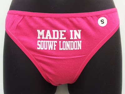 Made in Souwf London underwear from Savage London