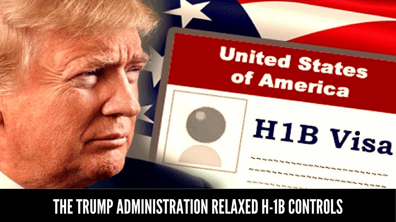 The Trump administration relaxed H-1B controls, returning to previous jobs in the United States.