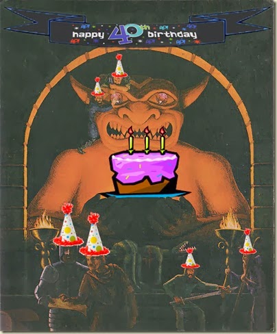 AD&D original cover - 40th birthday