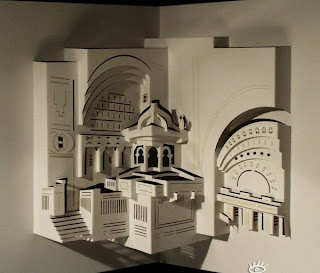 this is not origami but papercut art