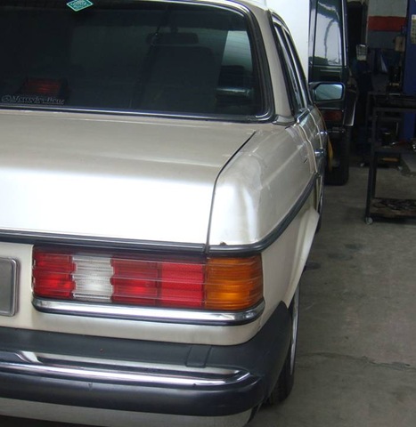 The W123 is remarkably in mint condition with strong evidence of being 