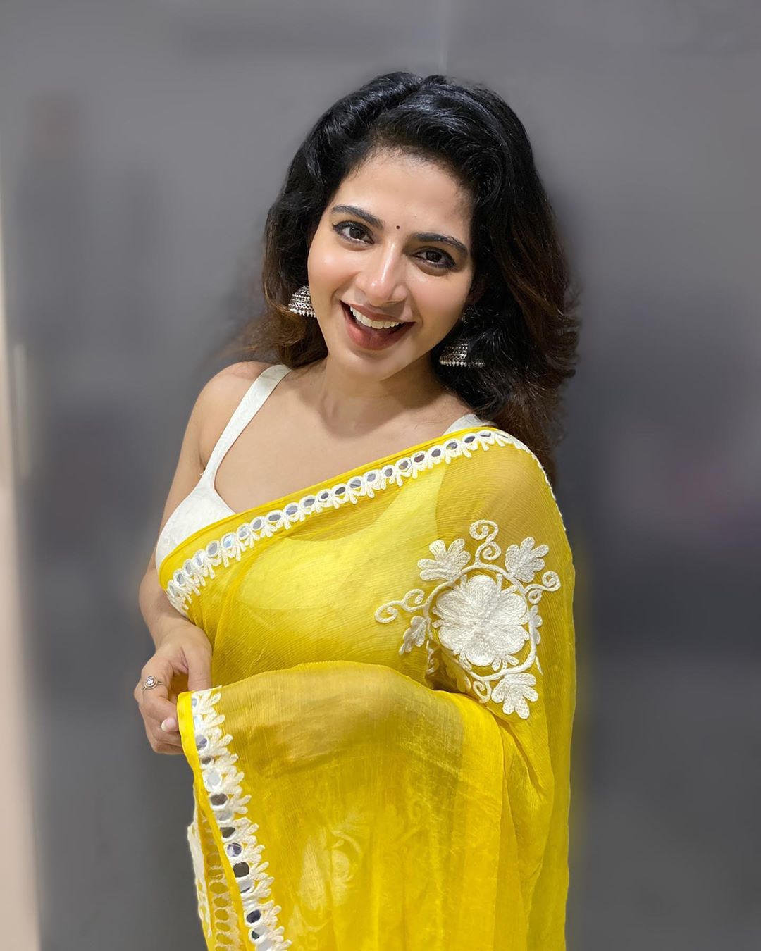 Iswarya Menon Latest Photos In Saree