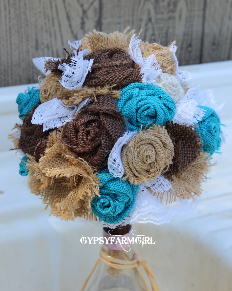Wedding flowers colors chocolate and tan