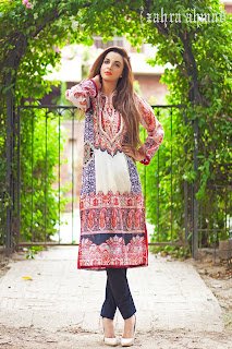 new Pakistani girls dresses designs by Zahra Ahmad