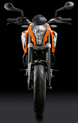 New up coming KTM Duke 125 front view image