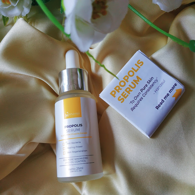 serum hanasui, hanasui propolis serum, serum propolis lokal, serum jerawat hanasui, serum kulit berminyak hanasui,review serum hanasui, review serum propolis